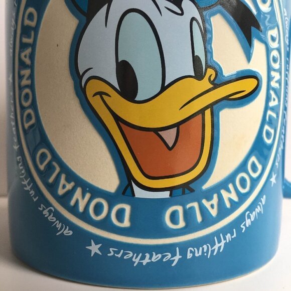 Vintage Authentic Original Disney Parks Donald Duck Oversized Coffee Mug Cup - Picture 4 of 11